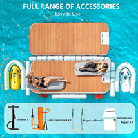 Plateforme flottante gonflable sur mesure pour la mer, quai gonflable pour la mer, plateforme aquatique gonflable pour la mer