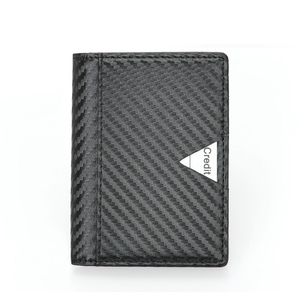 Cartera Minimalista Delgada <span class=keywords><strong>de</strong></span> Microfibra con Bloqueo RFID para Hombre, Tarjetero Delgado con Bolsillo Frontal para Tarjetas <span class=keywords><strong>de</strong></span> Crédito - Product Image 2