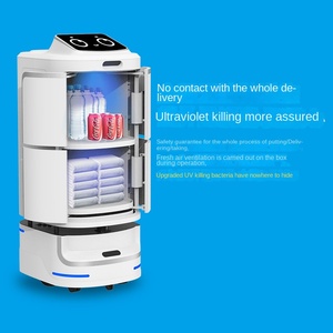 Robot de Reparto para Hoteles Pangolin Scud con Capacidad de Carga de 100 kg, Navegación Lidar, Control por Aplicación y Servicio Autónomo - Product Image 4