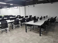 Foshan bureau bureau et chaise personnel bureau employé blanc 2/4/6 personne combinaison ordinateur bureau carte bureau poste de travail