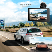 Kamera Dasbor Nirkabel 7-Inci dengan Carplay, Lensa Ganda Depan/Belakang, Kotak AI, Radio FM, GPS, Resolusi 1440p, Garansi 1 Tahun