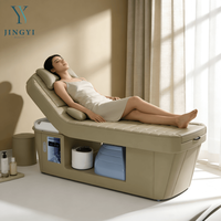 Salon moderne, spa capillaire japonais, lavage de cheveux, pédicure, spa pour les pieds, massage thaïlandais, lit de lavage de cheveux, thérapie capillaire