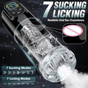Godemiché Automatique en Gros pour Hommes, 10 Modes de Vibration, Silencieux, Réaliste, en TPE, Jouets Masculins avec Chauffage et Aspiration, OEM Disponible - Product Image 4