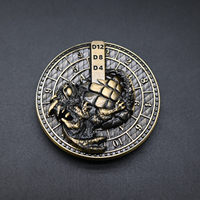 Nouveauté 10 couleurs de dés d'oeufs de dragon en métal Roulette unique 7 en 1 Spinner Dice pour les jeux du MDN