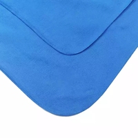 Couverture tricotée sur mesure pour avion, certifiée GRS, recyclée et ignifuge, pour voyages en classe affaires, vente en gros usine