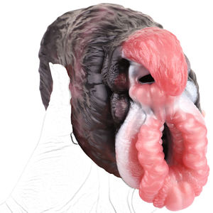 Geeba Dier Beer Poesje Mannelijke Masturbator Voor Grote Penis Massage Zak Pussy Flexibele Vagina Siliconen Vaginale Kunstvagina - Product Image 4