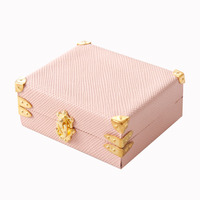 Modèle miniature valise de rangement 1/12 Mini boîte rétro modèle bricolage maison de poupée Mini coffre en cuir Vintage