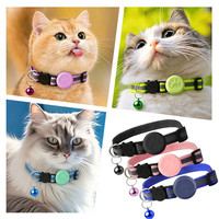 Housse de protection pour traceur GPS pour collier de chat compatible avec la fonction Localiser d'Apple pour une localisation intelligente anti-perte