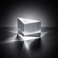 Prisme optique à angle droit, réflecteur à 90 degrés, prisme en verre K9 BK7 pour l'alignement du niveau laser, système d'imagerie, taille personnalisée