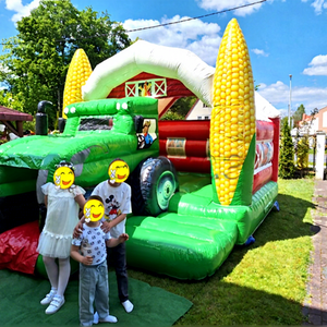 Commercial Monster Truck Bounce <b>House</b> Water Slide Combo <b>Inflatable</b> Bouncer for Kids with 800kg Capacity and 2-Year Warranty - Product Image 1