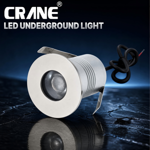 Projecteur LED RGB à lentille convexe IP67, faisceau focalisé 3W Bridgelux COB, encastré extérieur pour allée, patio et sol - Product Image 2