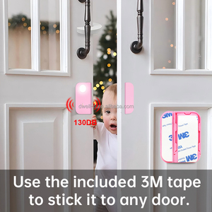 Alarma de Seguridad para Puerta <span class=keywords><strong>OEM</strong></span>/ODM, 130dB, con Linterna LED, Alta Sensibilidad, Certificación CE, Recargable, para Hogar y Dormitorio - Product Image 5