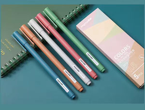 Bview艺术5PCS 0.5毫米细点中性笔学生办公室家庭写作快干墨水笔 - Product Image 2