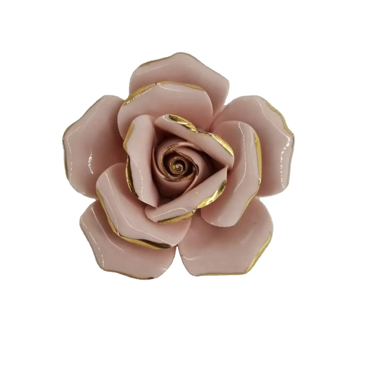 Kunst handwerk Desktop-Dekoration Geschenk handgemachte Porzellan Blumen 3D Custom ized Keramik-Stil