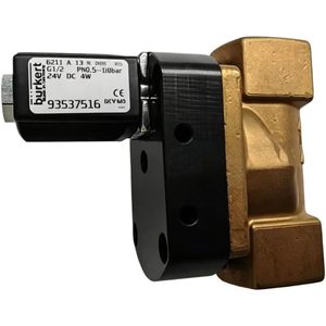 โซลินอยด์วาล์ว Burkert รุ่น 6211 A 13 G1/2 24V DC 4W แบบสองทาง 93537516 - Product Image 1