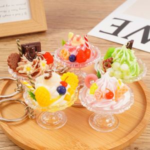 New Simulation Food Ice Cream Keychain Pendant Fun Food Play Dream Car Bag Keychain - Product Image 2