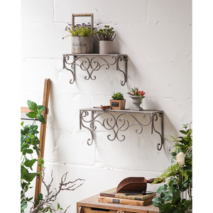 Scaffali in Metallo per Decorazione Murale, Stile Vintage Bohémien per Soggiorno, Camera da Letto, Bagno, Dormitorio/<span class=keywords><strong>Lavanderia</strong></span> - Product Image 6