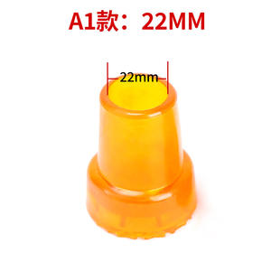 Fournisseur d'accessoires pour marcheurs et déambulateurs : Pack de 22 embouts en caoutchouc, coussinets de pied en cuir, embouts doubles pour cannes, embouts Oxford pour cannes - Product Image 4