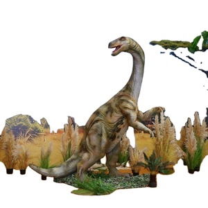 Dinosaure animatronique Plateosaurus grandeur nature en métal pour parcs d'attractions, zoos, maternelles, centres commerciaux et aéroports - Product Image 1