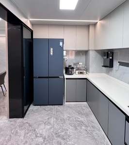 Meubles de cuisine modernes de luxe en aluminium, bois massif, acier inoxydable, mélamine et MDF, fabriqués en Chine - Product Image 4