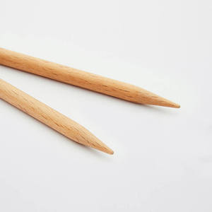 Aguja Circular Fija <span class=keywords><strong>KnitPro</strong></span> Basix de Madera de Haya de 40 cm y 2.00-8.00 mm para Tejer Suéteres, Chales, Ganchillo, Herramienta de Tejer - Product Image 6