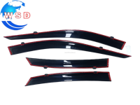 Pare-soleil de fenêtre de voiture avec clip en PMMA chromé ABS et ruban adhésif 3M, compatible HARRIER 2020, accessoires de protection contre la pluie pour vitres de voiture