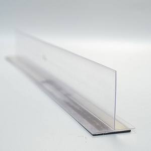 T Vorm Divider Pvc Strip Plank Taker Houders Voor Supermarkt - Product Image 4