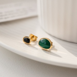 Vintage Luxury Malachite Earrings - Product Image 6