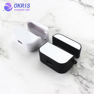 Housse en plastique dur par sublimation pour <span class=keywords><strong>AirPods</strong></span> étuis pour écouteurs personnalisés avec inserts en métal vierges - Product Image 4