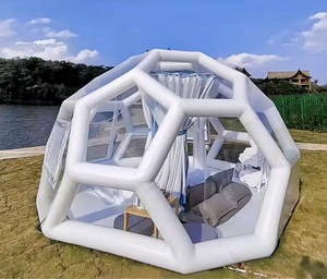 Carpa Inflable de Lujo Tipo Domo 4x4x3.5m, PVC Transparente de Alta Calidad, Impermeable, para Fiestas/Decoración, WY-8101 - Product Image 6