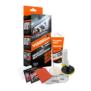 Visbella 71.1 Eenvoudige Bediening Diy Auto Reparatie Koplamp Schoonmaken Polijsten Koplamp Restauratie Kit