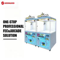 Machine à griffes commerciale à monnayeur pour un joueur, jeu d'arcade à griffes à prix et peluches, pour FEC, certifiée CE, approvisionnement direct usine