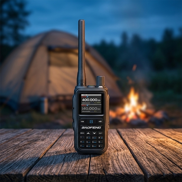 Baofeng UV-5R Mini 5W Two-Way Radio 1600mAh Walkie Talkie Dual Band Type-C Charging APP Programming Camping Ham Radio Band