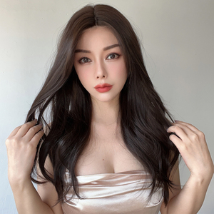 Cơ thể nóng <span class=keywords><strong>s</strong></span>óng Trinh Nữ lớp biểu bì liên kết Peru ren tóc Nhà cung cấp HD ren phía trước tóc giả màu đen nữ futera ren Tóc Giả sm9012 - Product Image 5