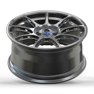 Cerchi in Lega Forgiati Personalizzati a 10 Razze, Finitura Lucida Grigio Canna di Fucile, 17-19 Pollici per <span class=keywords><strong>Auto</strong></span> Sportive ad Alte Prestazioni, Produzione OEM all'Ingrosso - Product Image 3