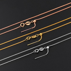 Luxus mode AU750 Pure Real 18 Karat Goldkette Halskette Feiner Schmuck Accessoires Damen Damen Damen Halsketten - Product Image 1
