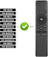 Télécommande AH59-02758A remplacée pour système de cinéma maison Samsung Soundbar Sound Bar