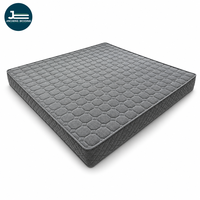 Matelas en mousse haute densité respirant, tricot nid d'abeille gris, taille King Queen, vente en gros OEM