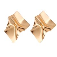 Mode Vintage boucles d'oreilles pour femmes grande déclaration géométrique boucles d'oreilles en métal boucles d'oreilles à la mode bijoux accessoires