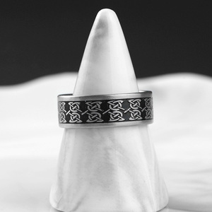 Wholesale Vintage Unisex Jewelry Bracelets Arabic Words Silver Stainless Steel Cuff <b>Bangle</b> BraceletJewelry <b>Set</b> - Product Image 4