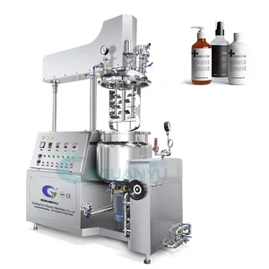 50L Hydraulic lifting Vacuum Homogenizing Emulsifier Machine Cosmetic Body Lotion Shampoo Cream Paste Blending Equipment