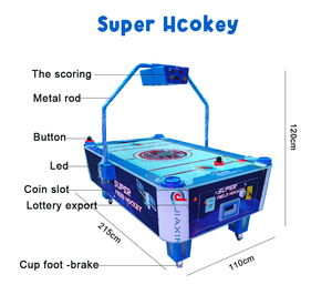 Table de hockey électronique à prix de gros, <span class=keywords><strong>jeu</strong></span> de hockey sur air, machine de hockey d'arcade à monnayeur, <span class=keywords><strong>jeu</strong></span> d'amusement - Product Image 1