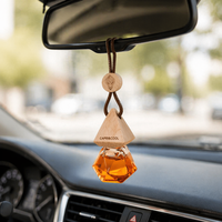 Diffuseur de voiture sans eau personnalisé en gros, désodorisant 8 ml, parfum d'huile essentielle pour voiture, ornement suspendu, diffuseur longue durée
