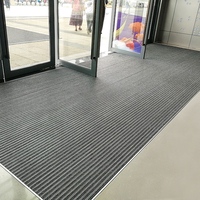 Karpet Belgia saling mengunci tikar pintu masuk komersial aluminium
