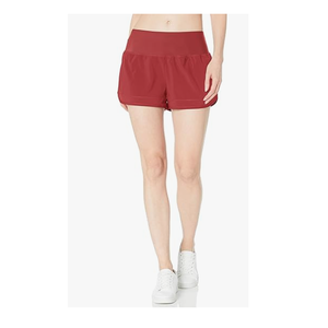 Shorts de sport pour femmes tissu éponge respirant Logo personnalisé Sexy lavé différentes qualités disponibles pour l'usine de gros - Product Image 4