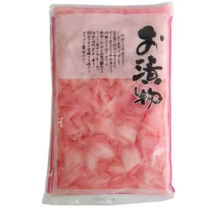 Factory Supplier Japanese style Sushi Ginger nature white and pink Ideal for Japanese Sushi restaurant, instant food for Salad