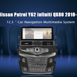 วิทยุติดรถยนต์ขนาด 128G 12.3 นิ้ว สำหรับ Nissan Patrol Y62 Infiniti QX80 QX56 ปี 2010-2020 เครื่องเล่นระบบสัมผัส Android พร้อมระบบนำทาง GPS - Product Image 2