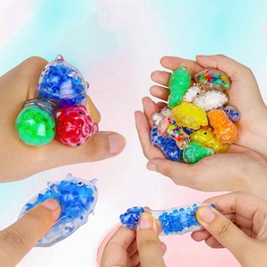 High Quality Pop Fun TPR Squeeze Animal Dinosaur <b>Beads</b> Ball Sensory Squeeze Decompression Toys for Kids Boys and Girls - Product Image 5