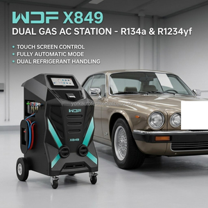 Equipo de Recarga y Recuperación de Refrigerante para Aire Acondicionado X849 1234YF y 134A con Base de Datos de Vehículos, Impresora, AC 110-240V 3/8HP - Product Image 2