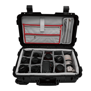 Custom Plastic Flight <strong>Case</strong> 212X Shockproof Waterproof <strong>Hard</strong> Shell <strong>Camera</strong> Lens Protector <strong>Case</strong> With Padded Dividers - Product Image 4